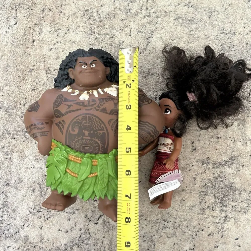 Disney Moana Maui Play Dolls Figure Set 8